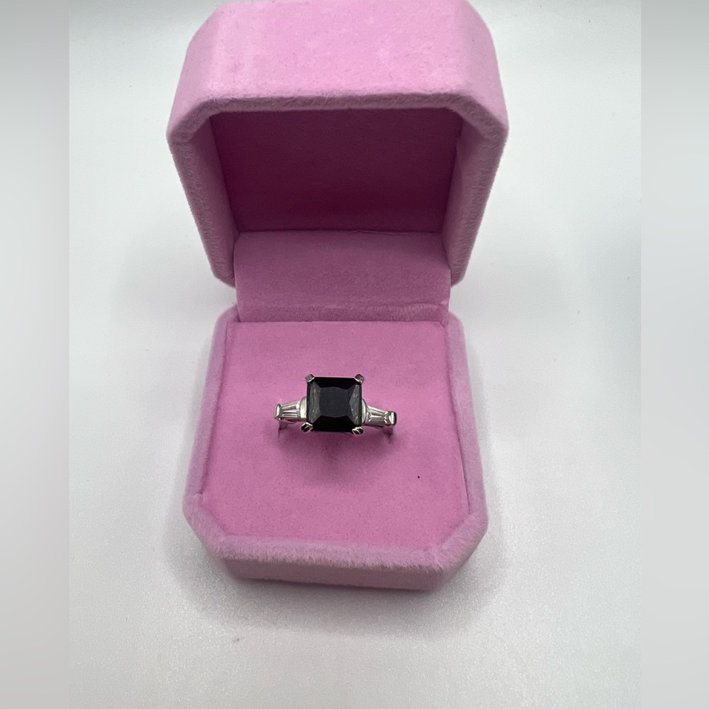 Black Stone Cocktail Ring